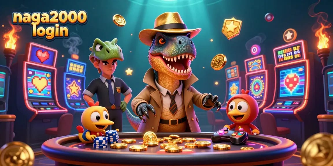Login ke naga2000 dengan slot permainan menggembirakan dan simbol kemenangan yang berkilau.