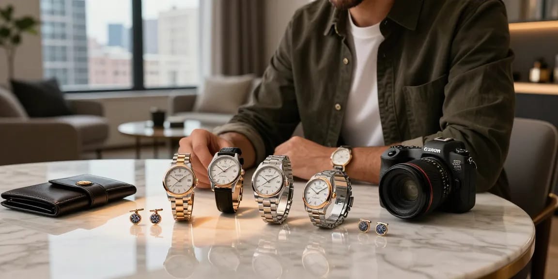 Elegant display of high-quality replica watches, showcasing luxury craftsmanship and style.