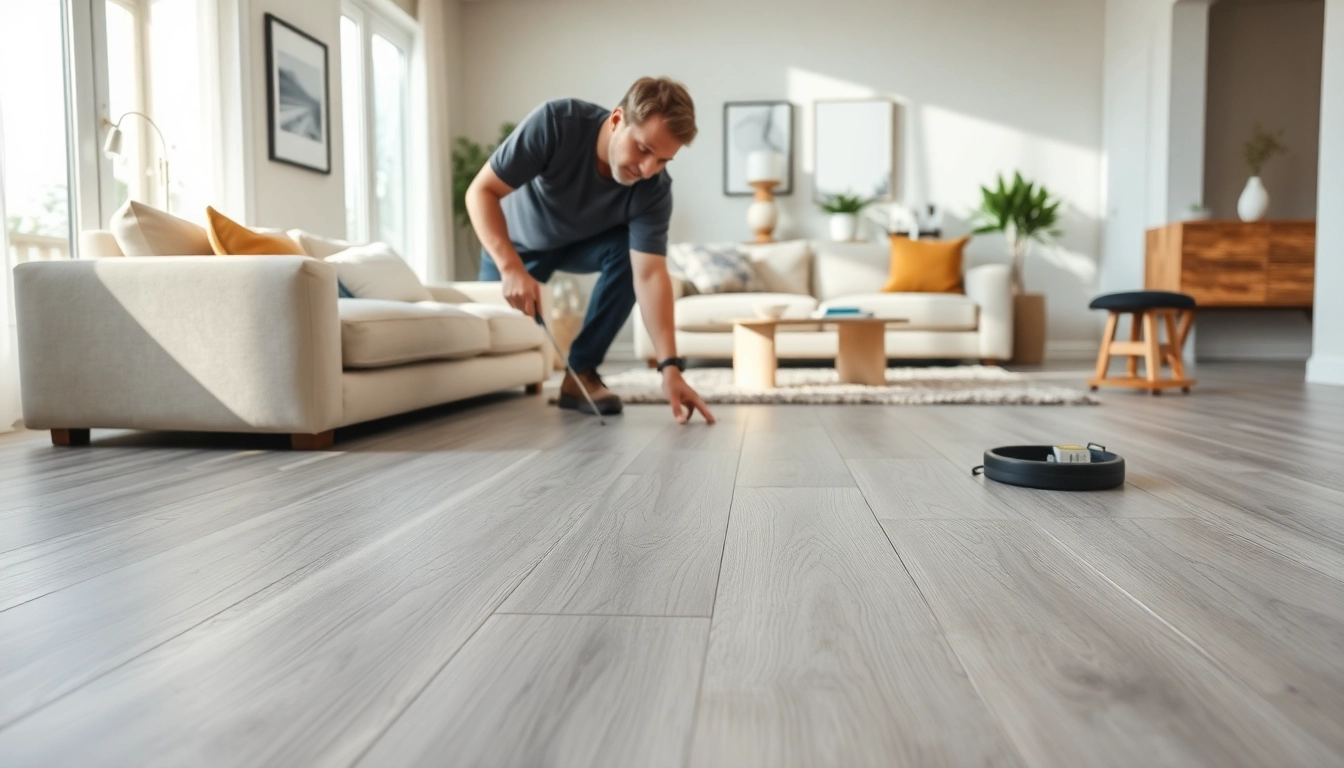 Showcasing the best lvp flooring installation in a modern living room setting.