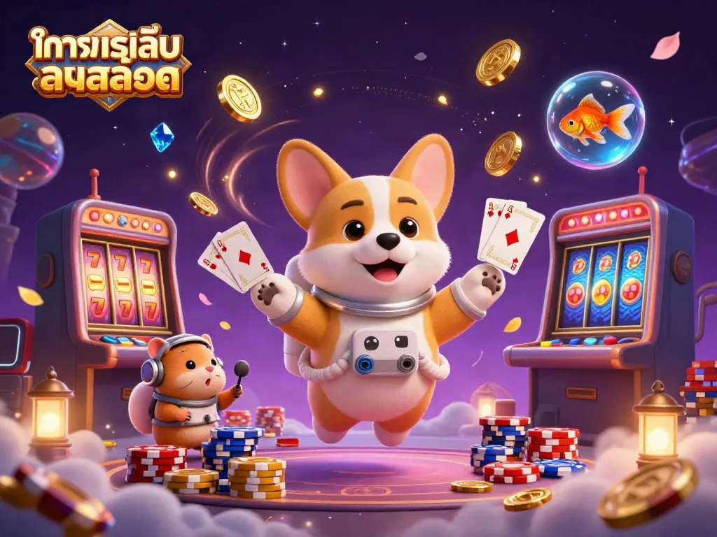สนุกกับการทดลองเล่นสล็อตและรับเงินรางวัลในโลกหลักสูตรของคาสิโนอวกาศ