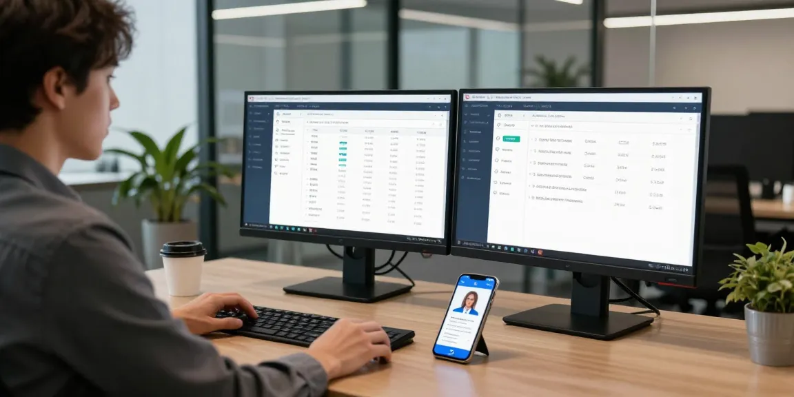 Innovative age verification system in a tech office for secure compliance