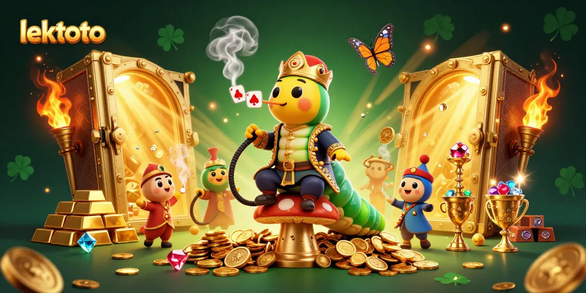 Engage with lektoto's thrilling online gaming experience through colorful, detailed 3D art.