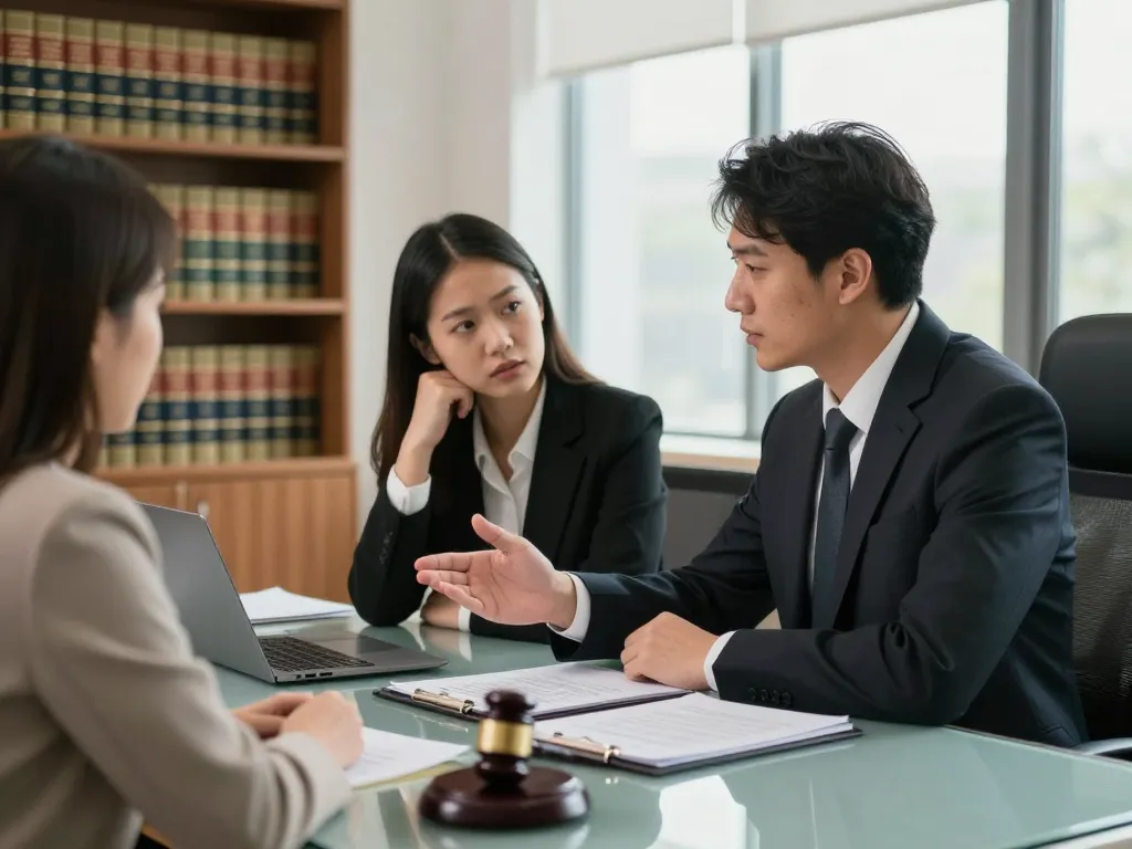 Norfolk Personal Injury Lawyer consulting with client in a modern office environment, emphasizing trust and accessibility.