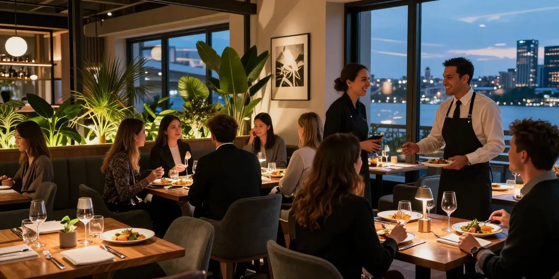 Sydney303 presents a vibrant dining experience at TrestleOnTenth with guests enjoying culinary delights in a stylish restaurant.