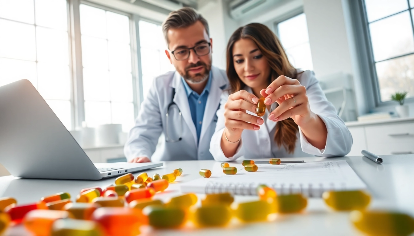 Explore recommended astaxanthin dosage through a health expert in a laboratory.
