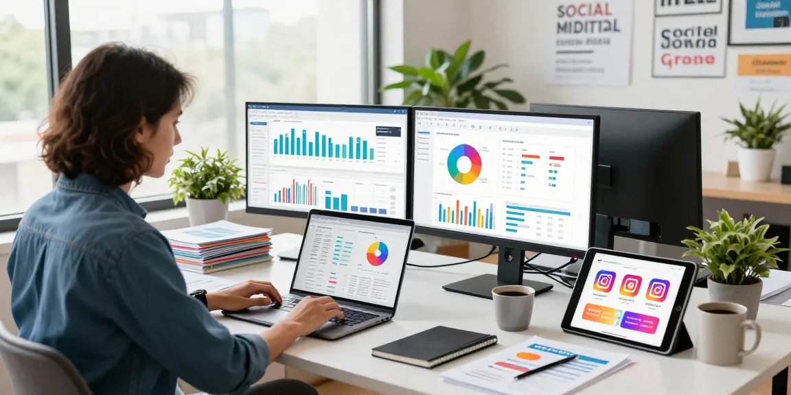 Engaging workspace for analyzing aktive instagram follower kaufen strategies with digital analytics tools.