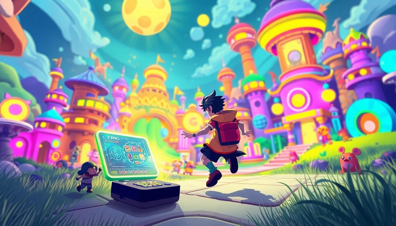 Engaging scene from the yono game featuring vibrant landscapes and characters in action.