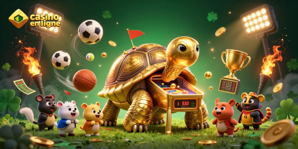 Jouez au casino en ligne avec des machines à sous et des paris sportifs tandis que des animaux attendent leur tour.