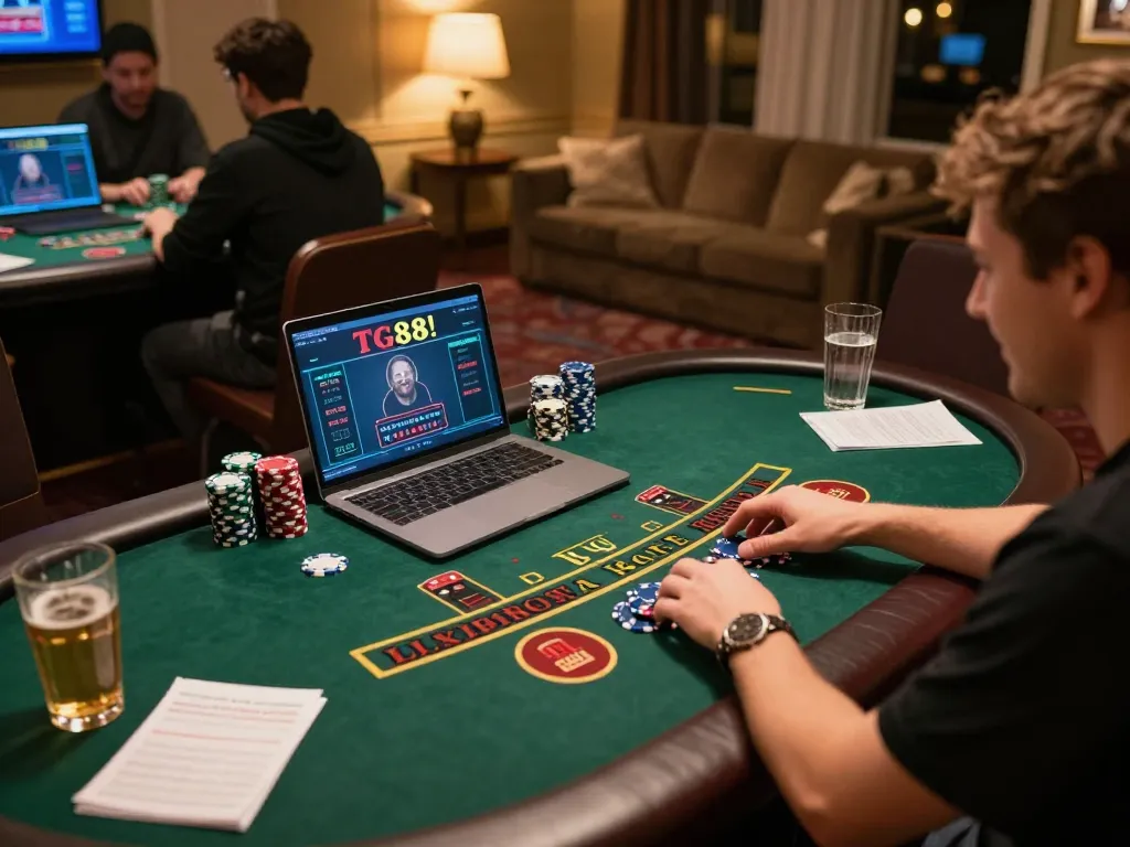 Experience fast-paced online blackjack action with TG88 from the comfort of your home gaming setup