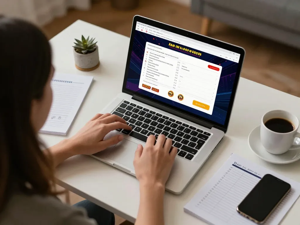 Engaging in strategy at a white label casino online, showcasing luck and skill in a cozy home setting.