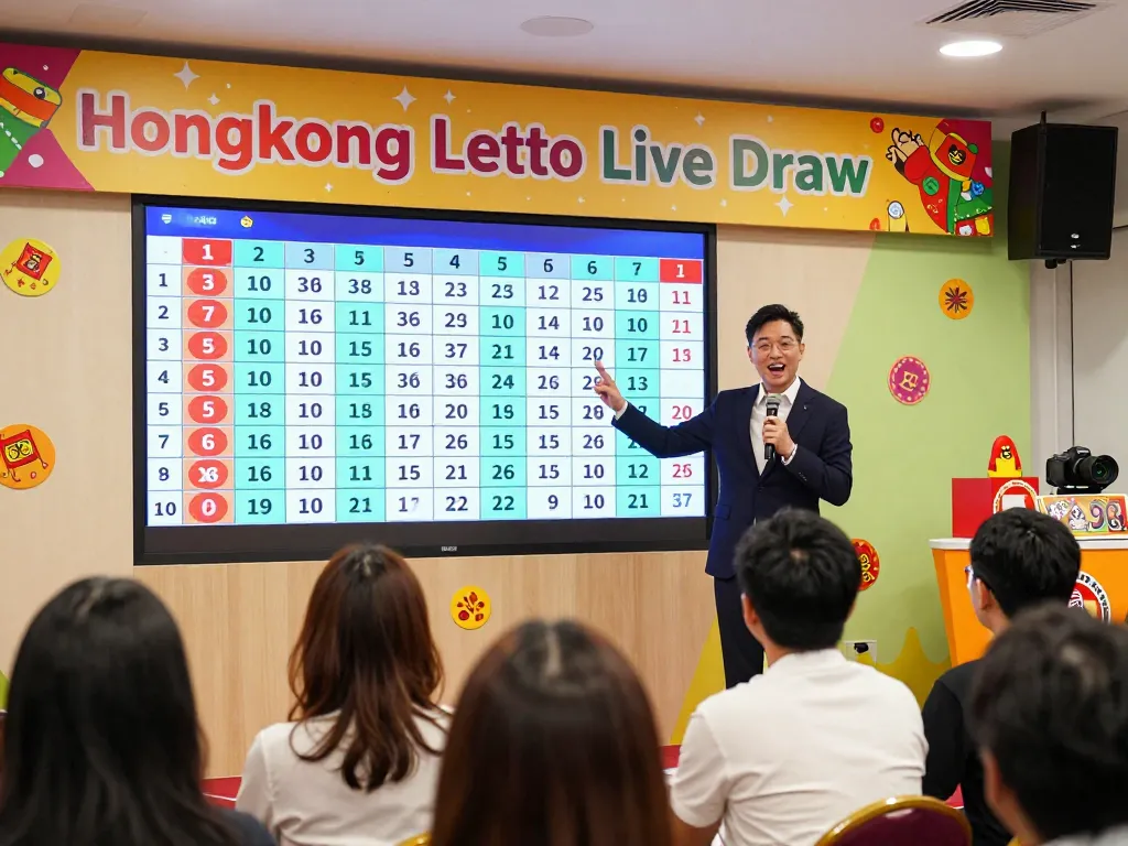 Live Hongkong Lotto results being presented with excitement and audience engagement.