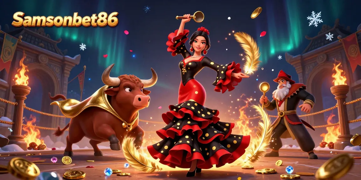 Engage in exciting gameplay at samsonbet86 with our vibrant casino scene filled with dynamic elements.