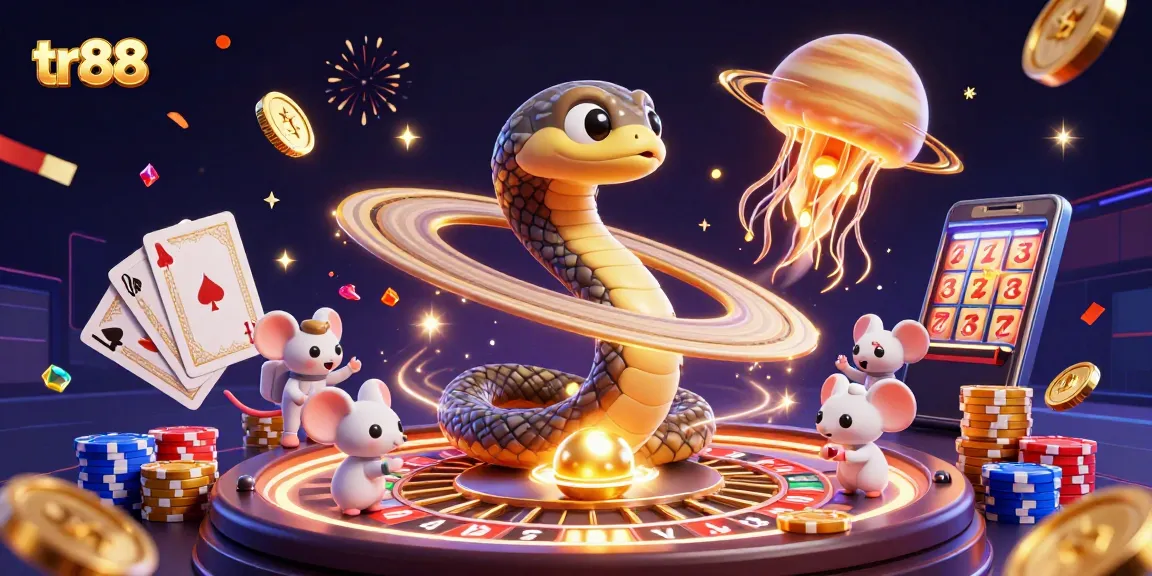 Experience thrilling bets at tr88 as astronaut mice place wagers on a cosmic roulette!