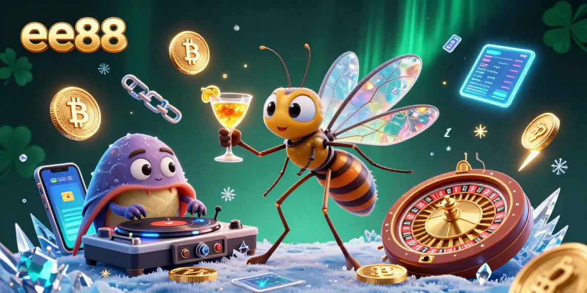 Experience ee88's lively casino atmosphere with vibrant characters and dynamic gambling elements.