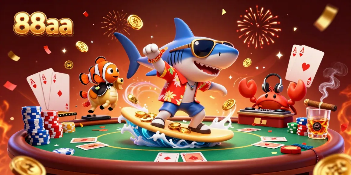 Experience winning thrills at 88aa casino with vibrant gaming elements and fun characters