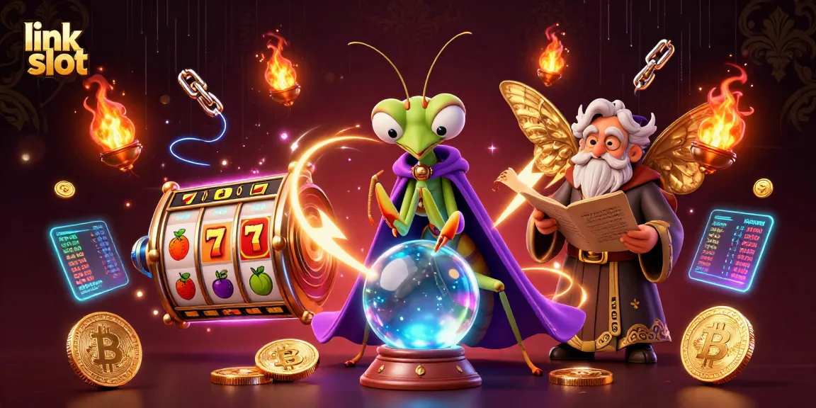 Nyatakan link slot saat bermain dengan simbol jackpot dalam ilustrasi kasino digital unik ini.