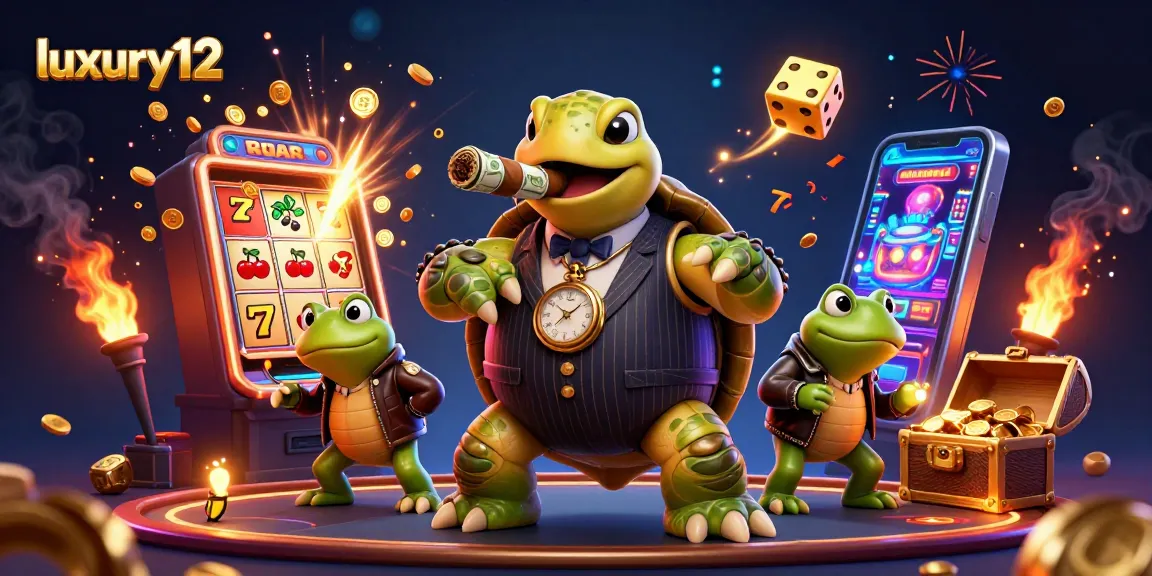 Experience thrilling excitement at luxury12 with a massive jackpot slot explosion and engaging characters.