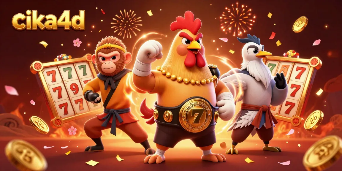 Experience the excitement of cika4d with vibrant 3D casino elements and dynamic characters.