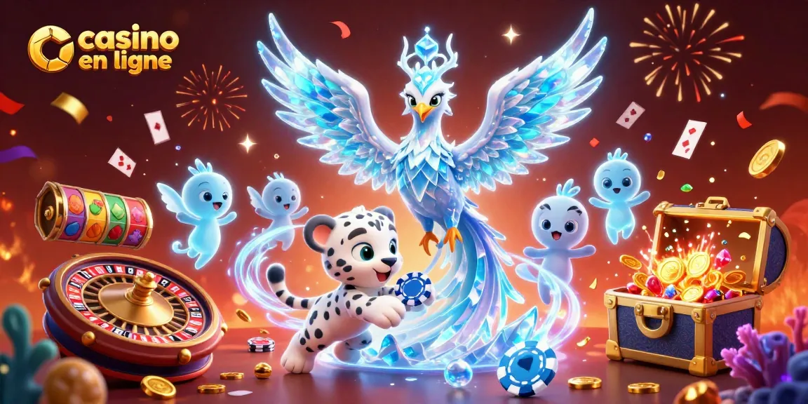 Gagnez en jouant au casino en ligne avec une machine à sous magique et un phœnix de glace.