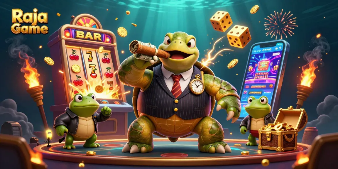 Experience Raja Game with colorful slots, golden treasures, and dynamic casino action!