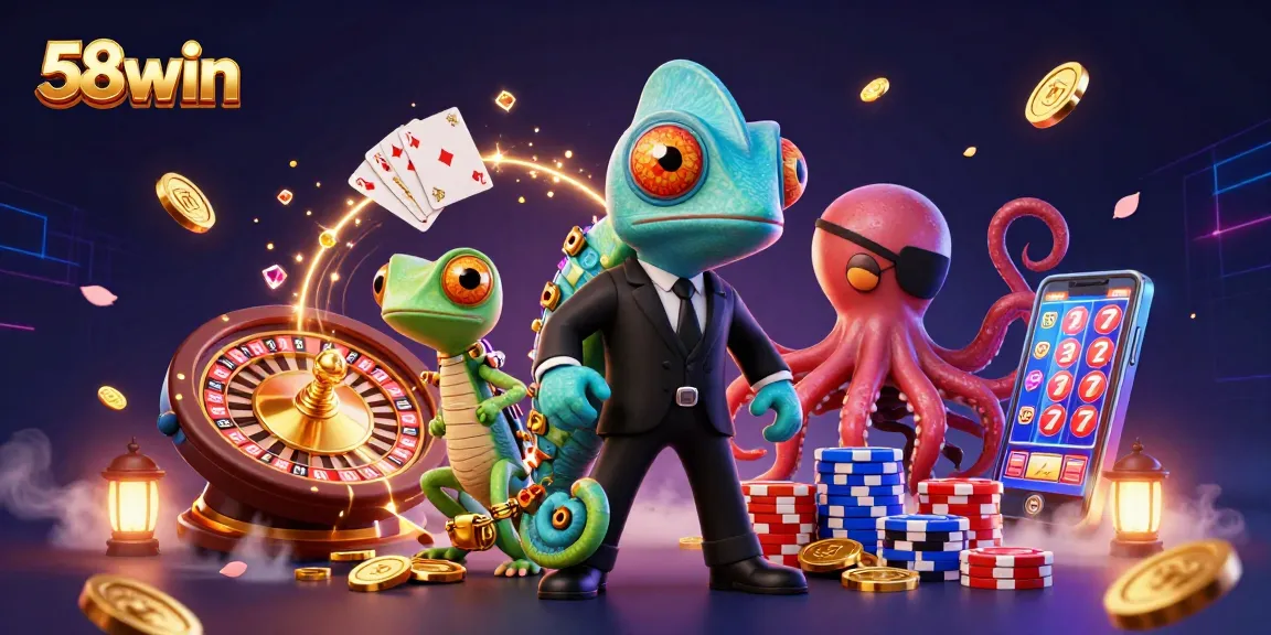 Experience the excitement of 58win with thrilling games and vibrant casino atmosphere.