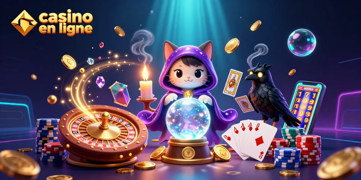 Jouer au casino en ligne avec des gains scintillants, machine à sous et jeu de cartes.