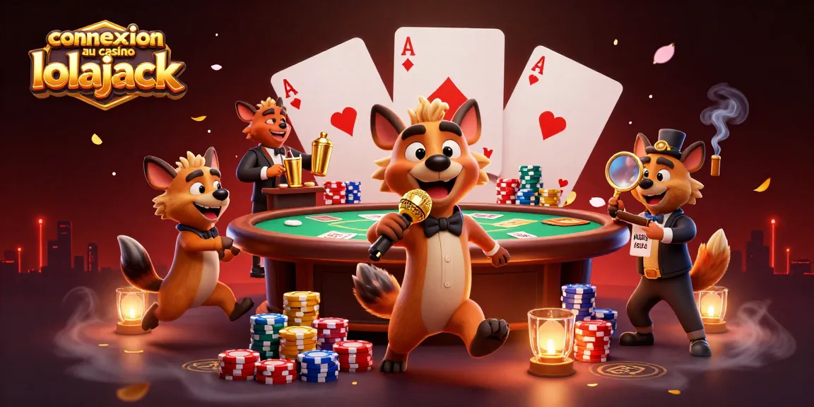 Engage in the lively atmosphere at the connexion au casino lolajack with a 3D hyena-themed comedy club scene.