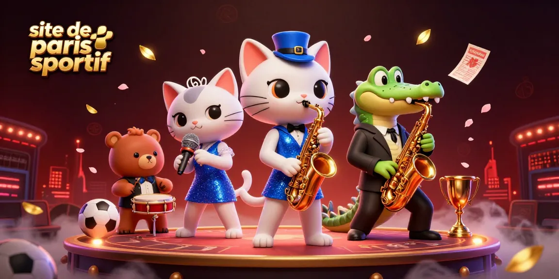 Profitez d'une scène dynamique de paris sportifs sur un site de paris sportif avec des personnages animés.