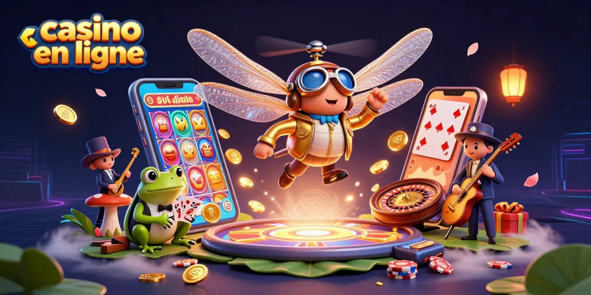 Jouez au casino en ligne avec style, face à un croupier et une ambiance festive dynamique.