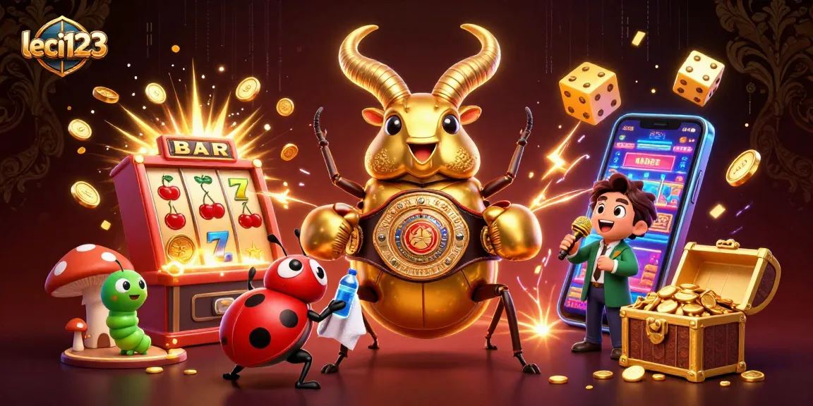 Experience thrilling gameplay with leci123's winning atmosphere featuring vibrant casino elements.