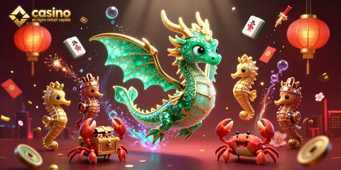 Gagnez avec le casino en ligne retrait rapide à travers une scène animée et colorée.